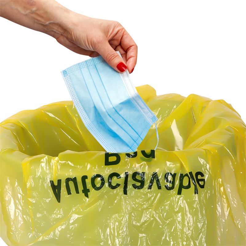Leak-Proof Medical HDPE Garbage Bag