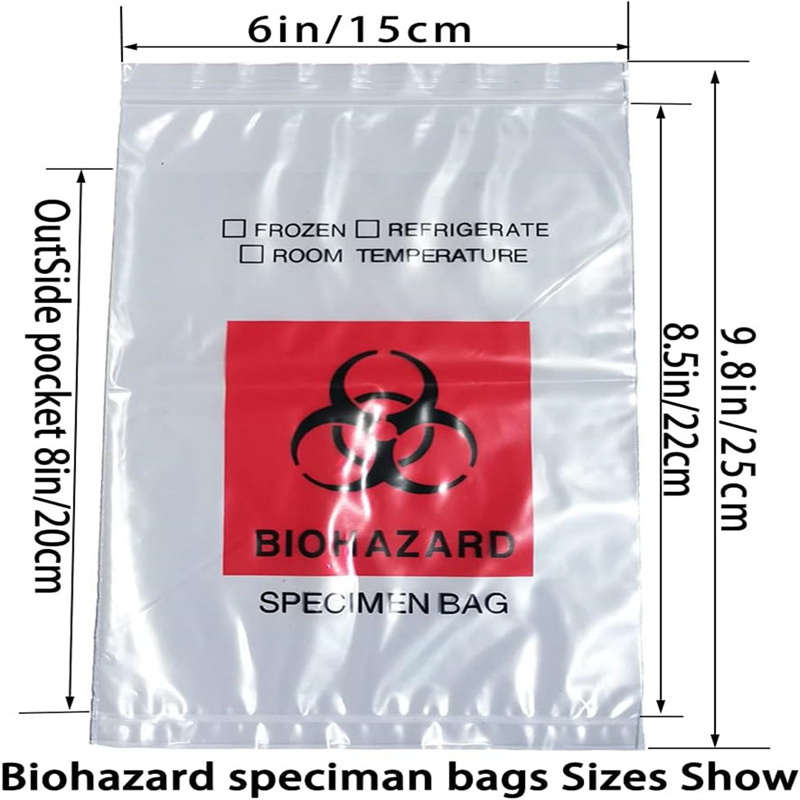 HDPE Material Medical Waste Collection Bags