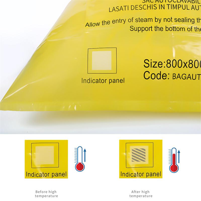 Yellow Warning Marking Medical Bag