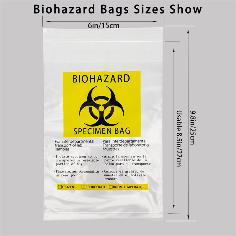 12 inches × 14 inches Sample Bags