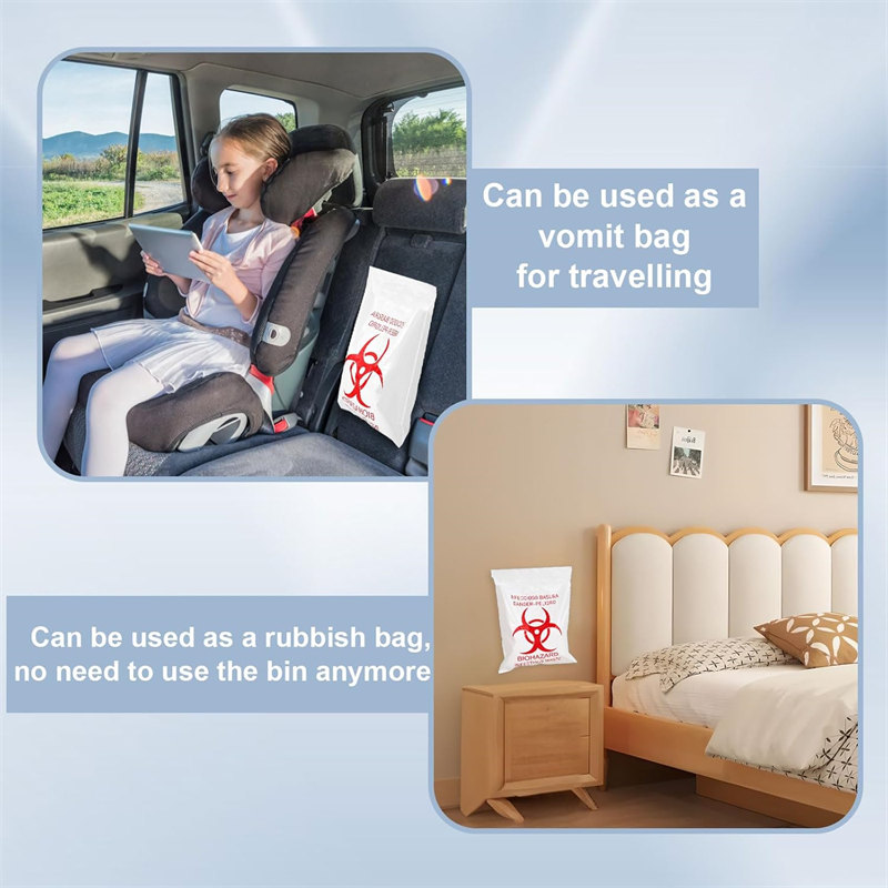 Thickened Corner Infectious Waste Bags