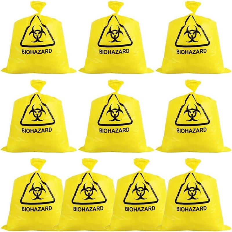 Medical Waste Dual Color Classification Bag