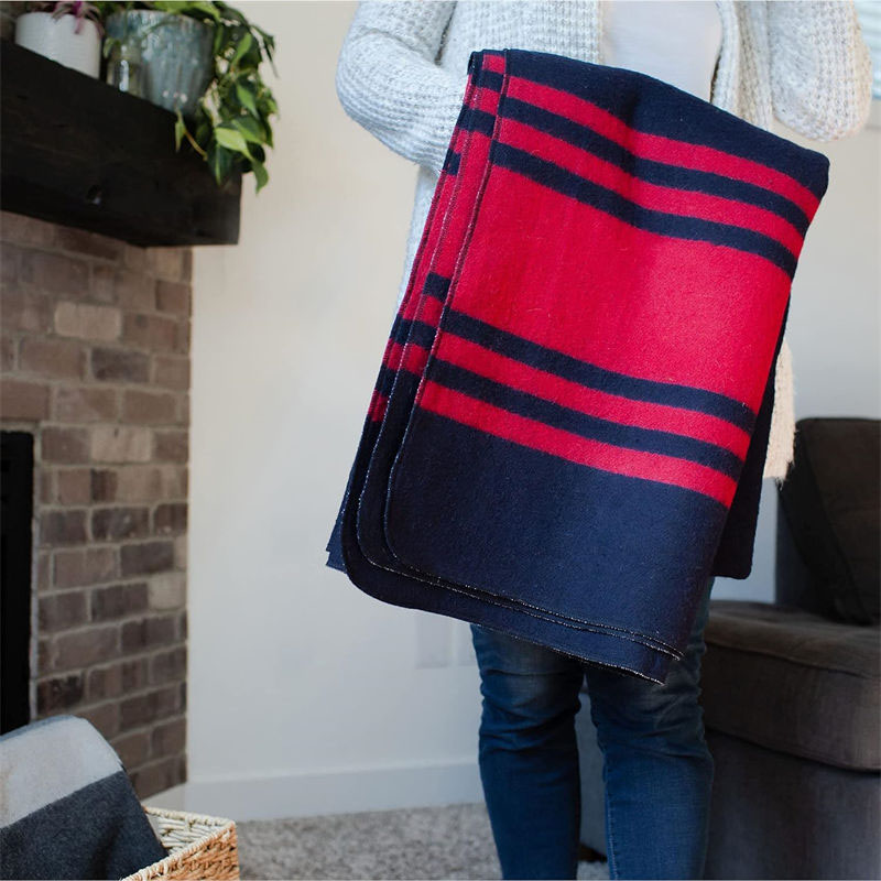 220cm - long 95% germ - resistant wool blanket for emergency