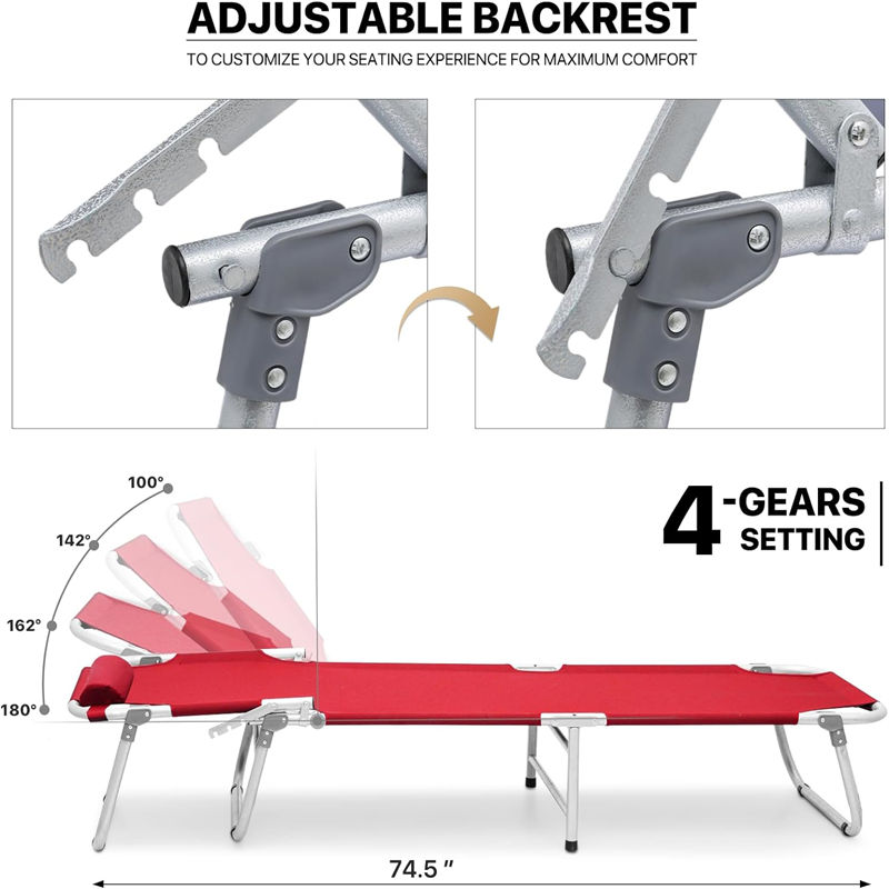 Quick - setup multi - adjustable foldable beds