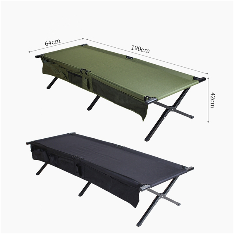 High-strength Aluminum Alloy Disaster Relief Single Bed