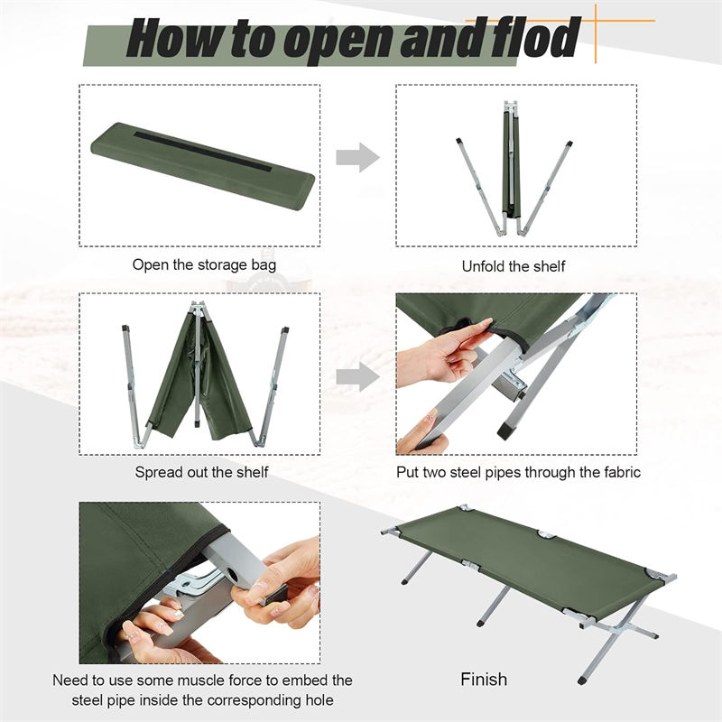 Emergency Rescue Dedicated Portable Folding Bed