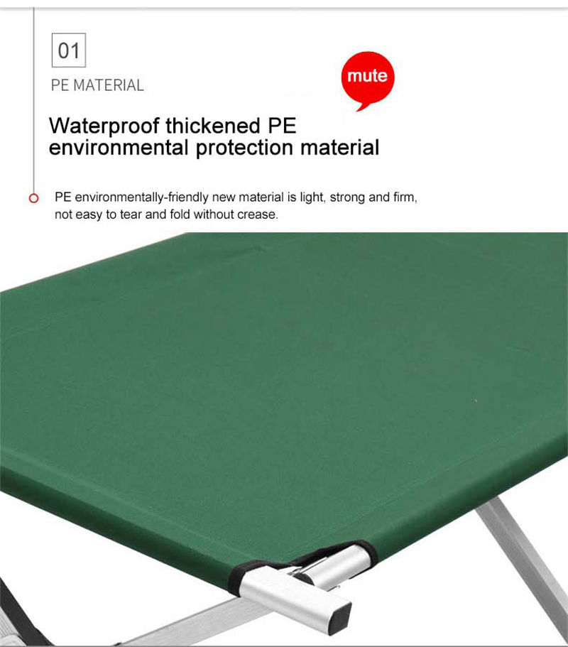 Wide Comfortable Emergency Disaster Relief Folding Bed