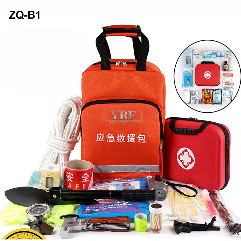 Red Reflective Strip Disaster Backpack