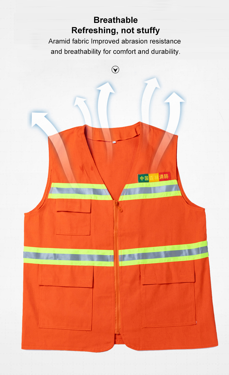 Multi-Pocket Firefighting Vest
