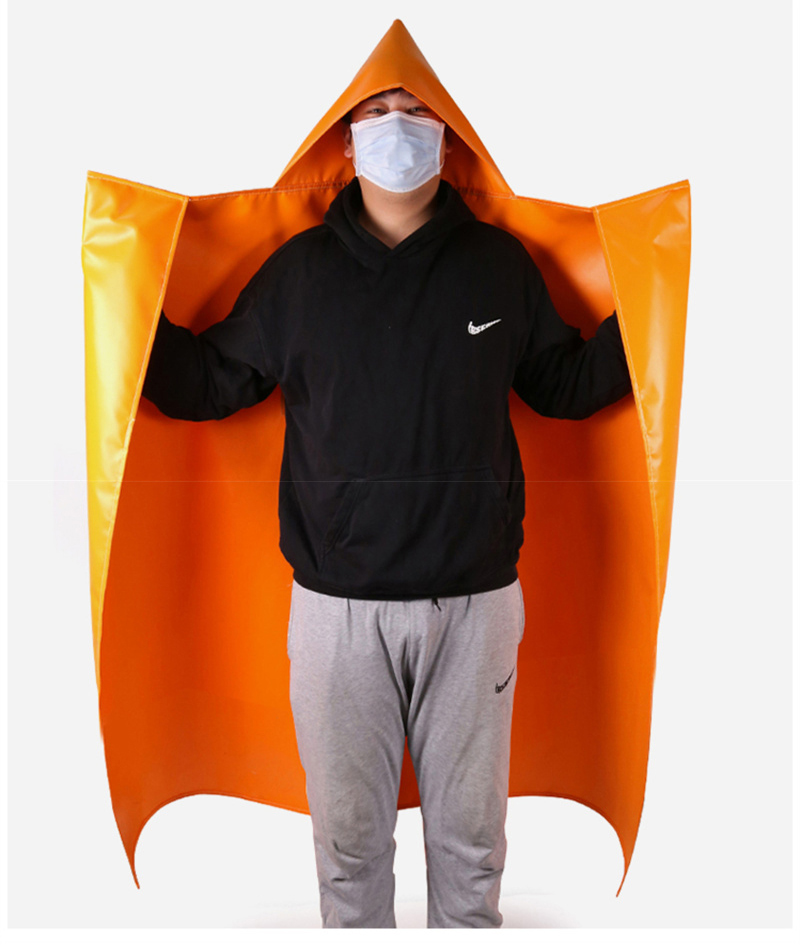 Drawstring Closure Fire Cloak Drawstring Closure Fire Cloak