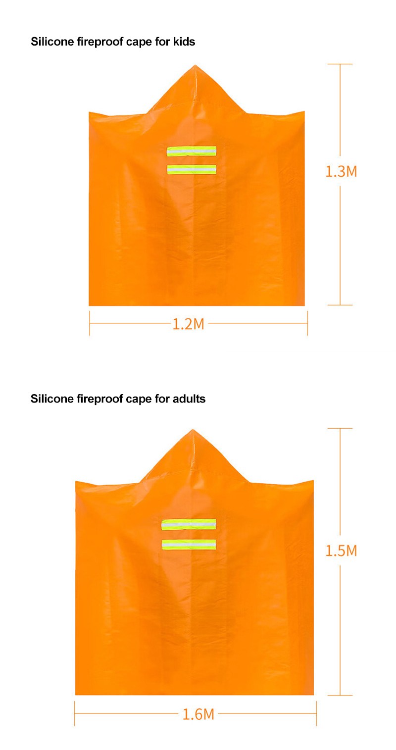Foldable Fire Cape Quick Wearing