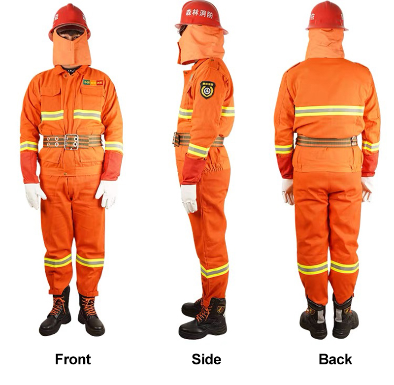 High Visibility Fire Rescue Suit