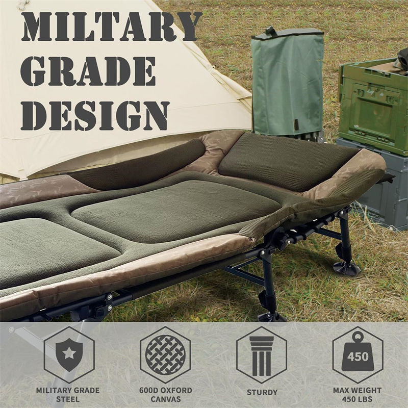 Quad-fold Design Temporary Settlement Bed