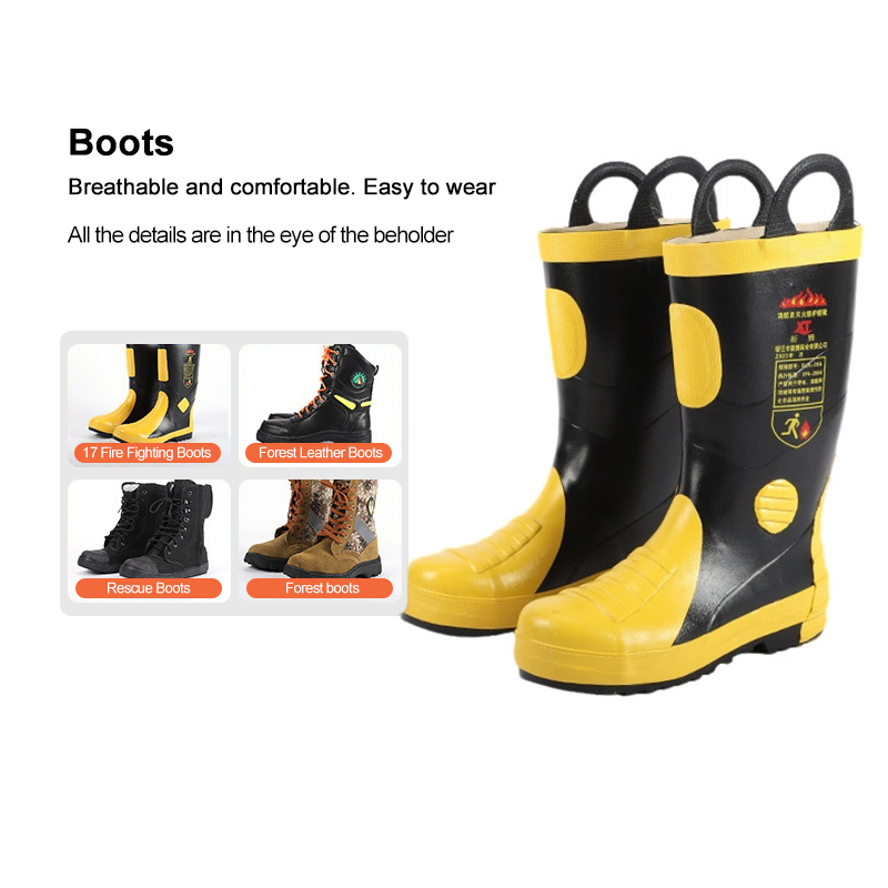 Industrial environment custom fire boots