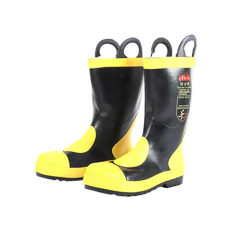 Heat-resistant fire scene rescue boots
