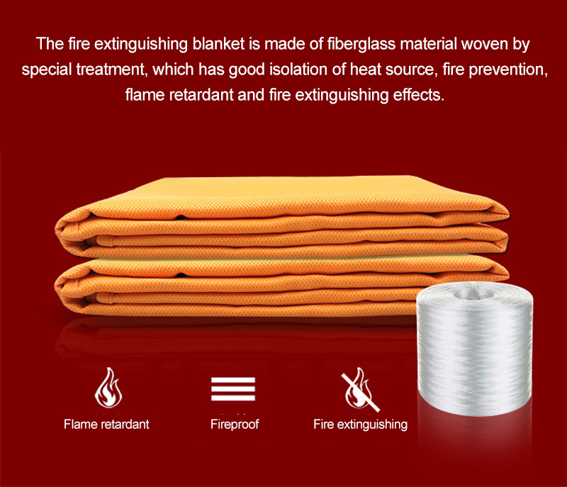 Heat-Resistant Fire Blanket Oxygen Isolation