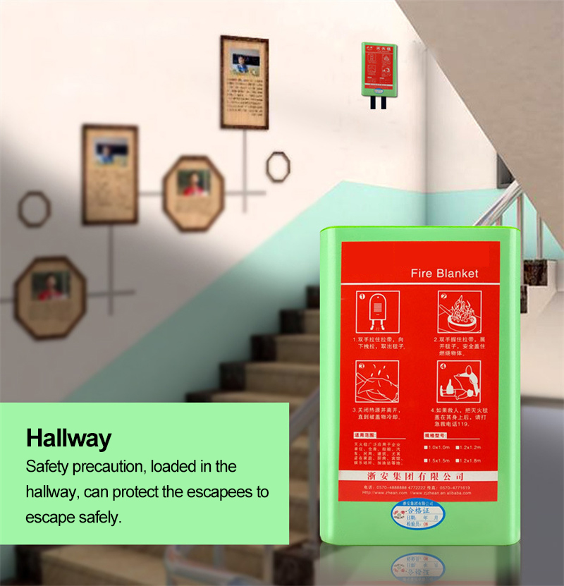 Industrial Accident Silicone Fire Blanket