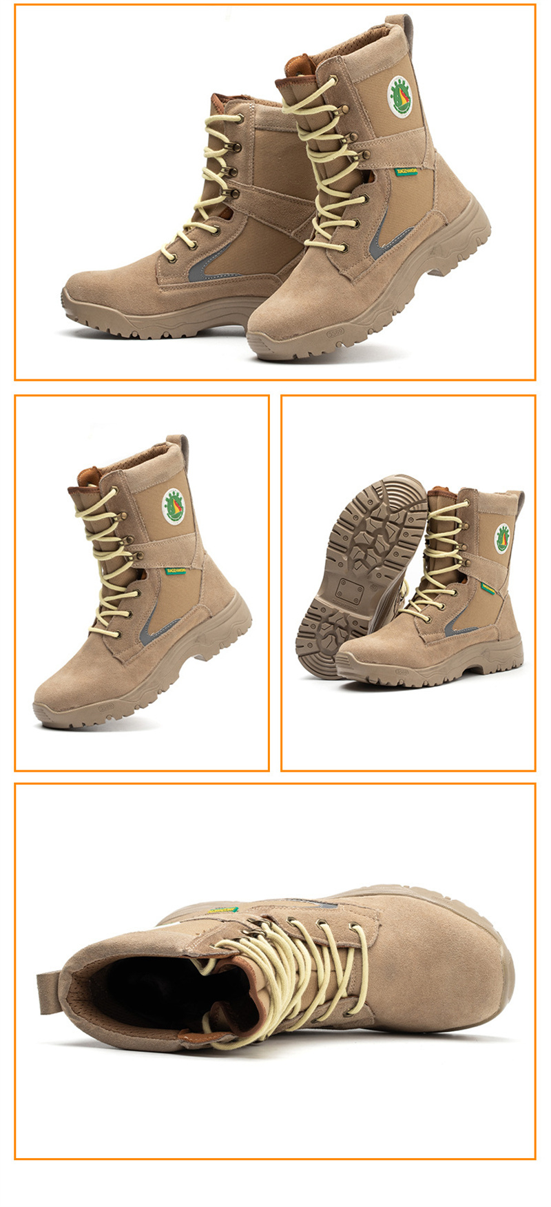 Steel Toe Protection Firefighting Boots