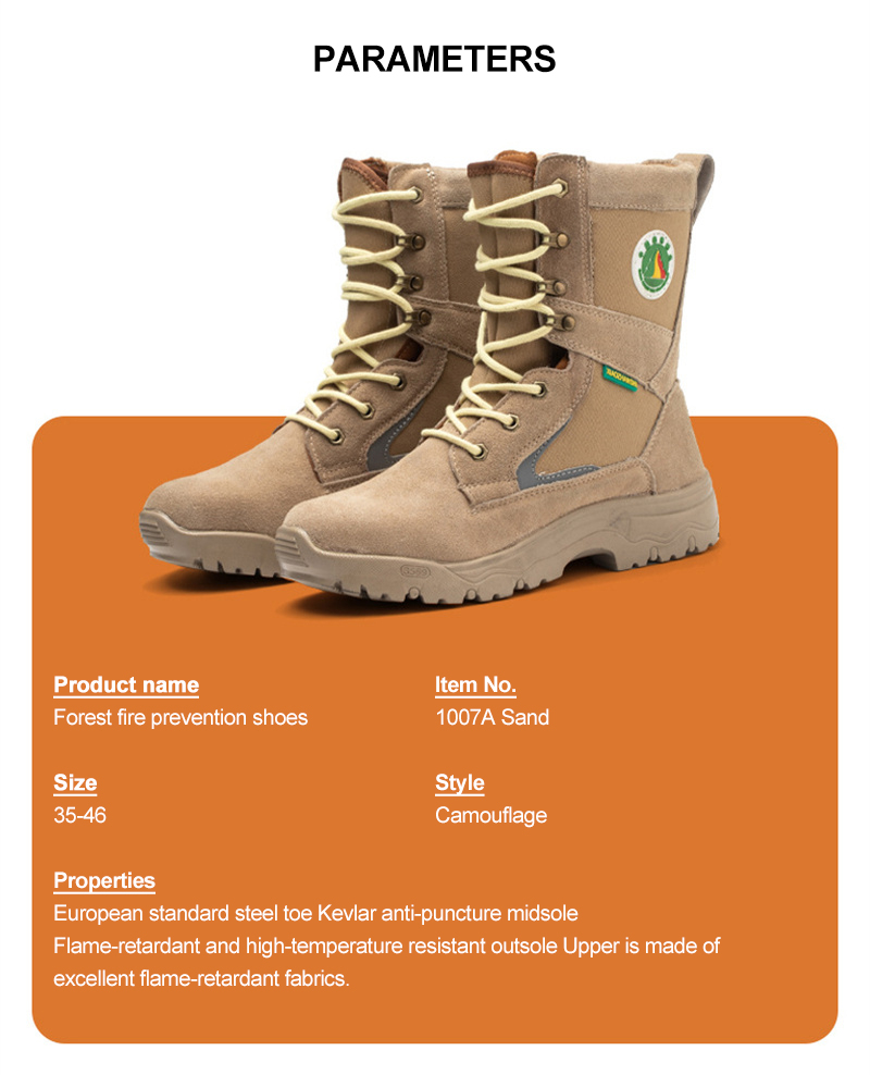 Custom Anti-Smash Heat-Resistant Firefighting Boots