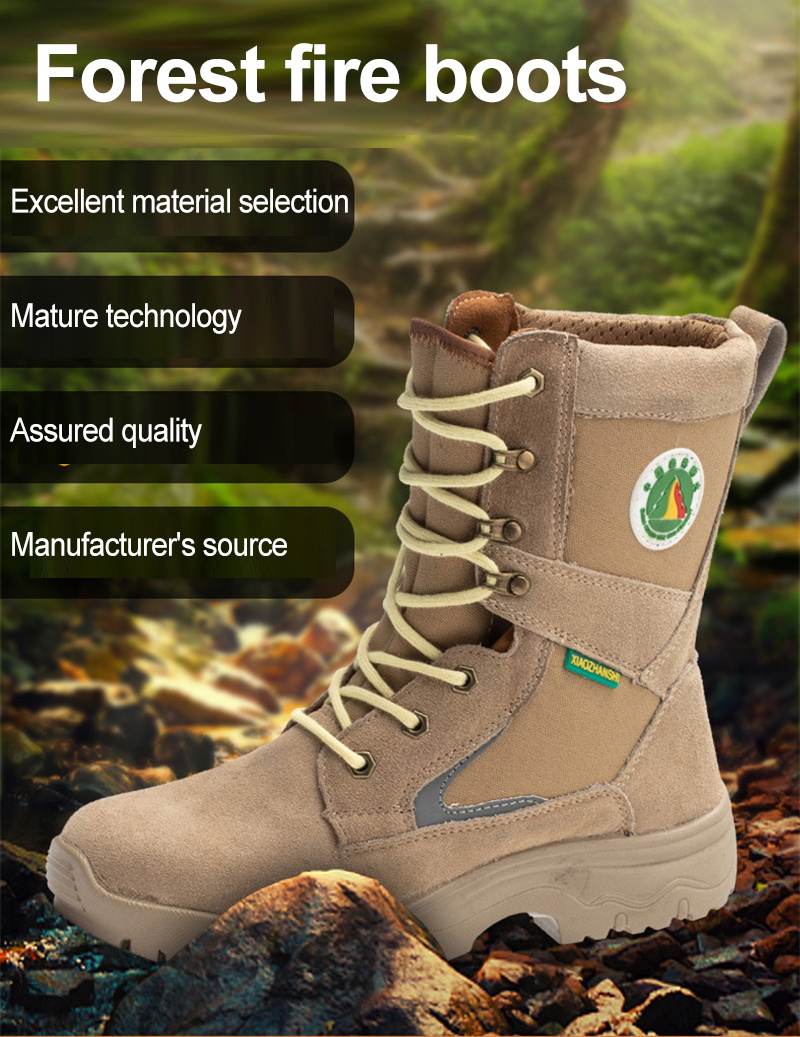 Special Flame-Retardant Material Rescue Boots