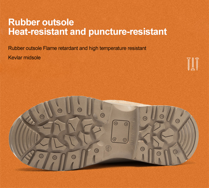 Anti-Smash Puncture Fire Rescue Boots