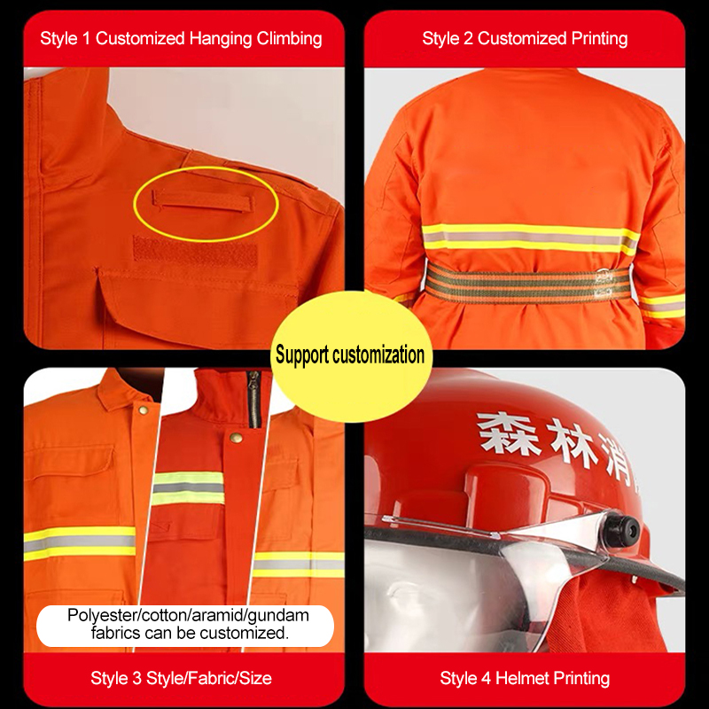 Forest Firefighter Full-Body Protection Gear