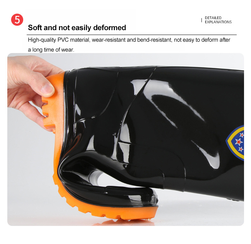 Disaster Area Reconstruction Rain Boots