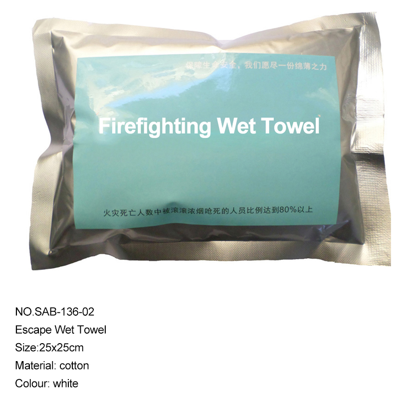 Fire Emergency Wet Towel Face Mask