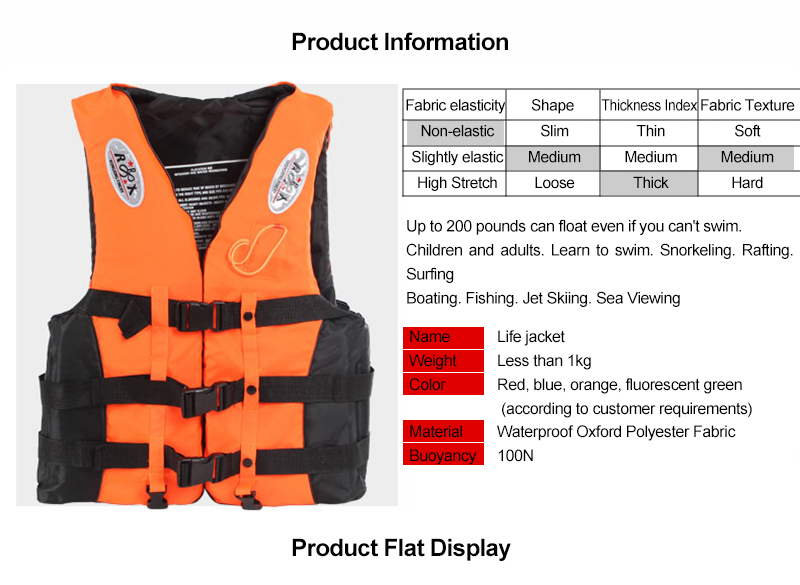 Orange Warning Rescue Vest