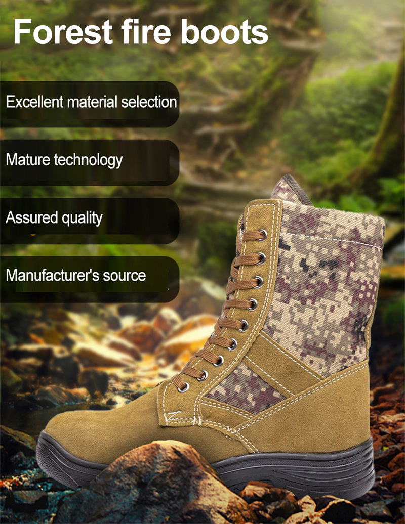 High-Top Heat-Resistant Anti-Smash Boots