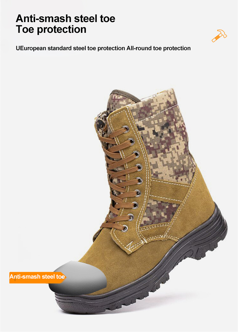 23cm High-Top Fire-Resistant Rescue Shoes