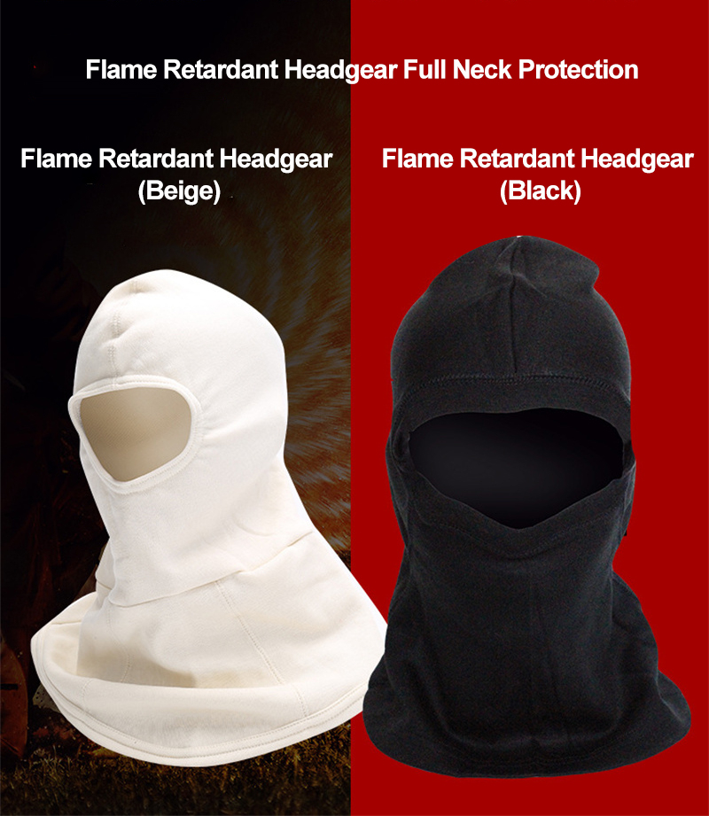 Elastic Face Window Fire Hood Breathable