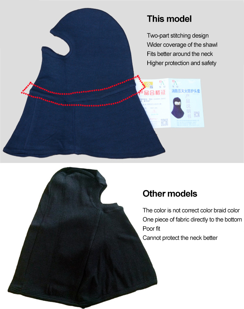 Double Layer Rescue Fire Hood