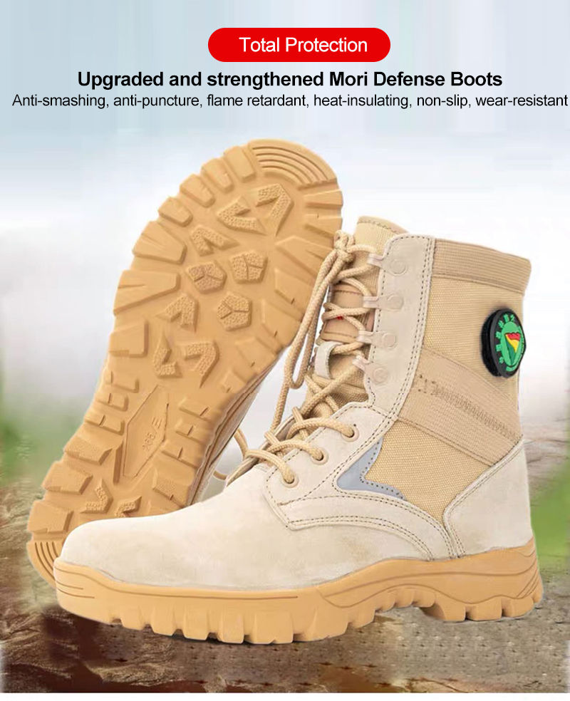 Flame-Retardant Canvas Combat Boots