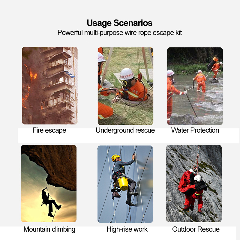 250kg Load Capacity Fire Rope