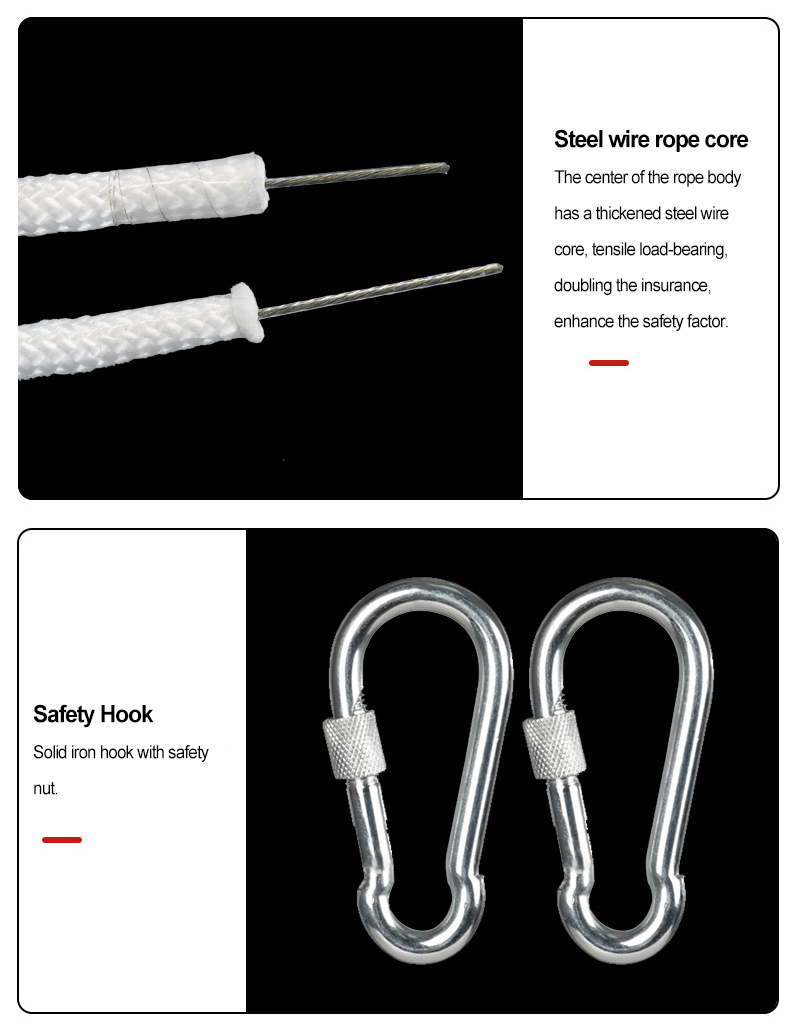 Aviation Grade Aluminum Hook Rope