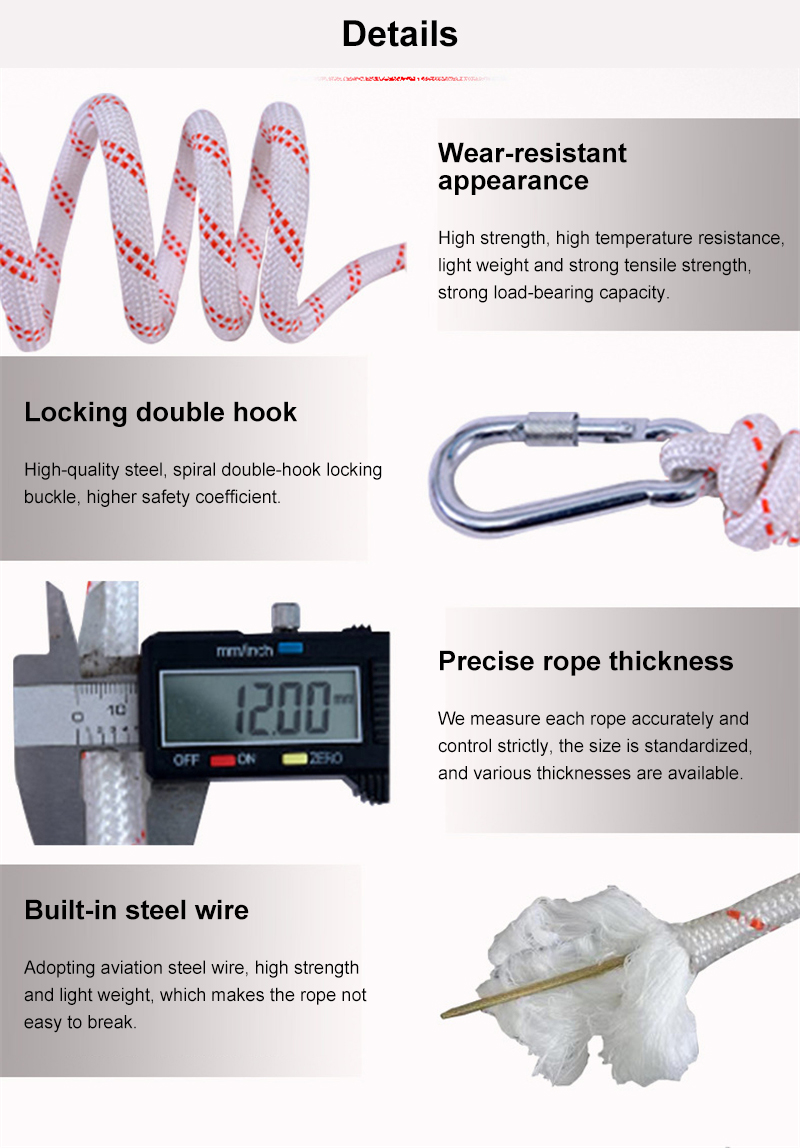 High-Temperature Escape Rope