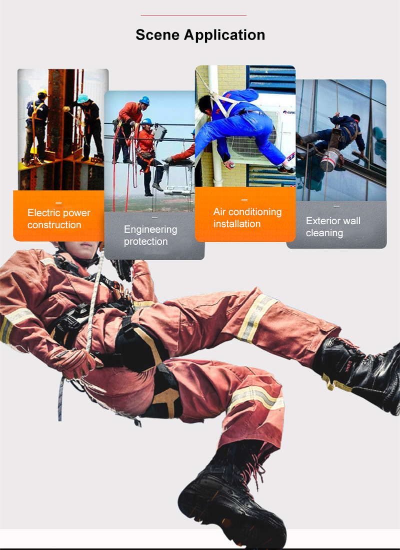 Dual-Hook Design Escape Rope