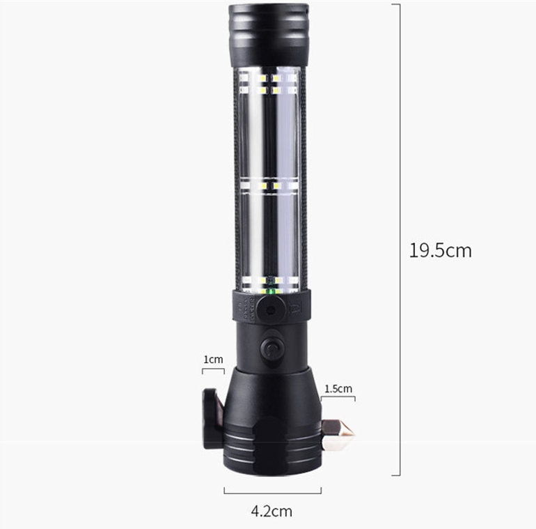 Red Emergency Escape Flashlight