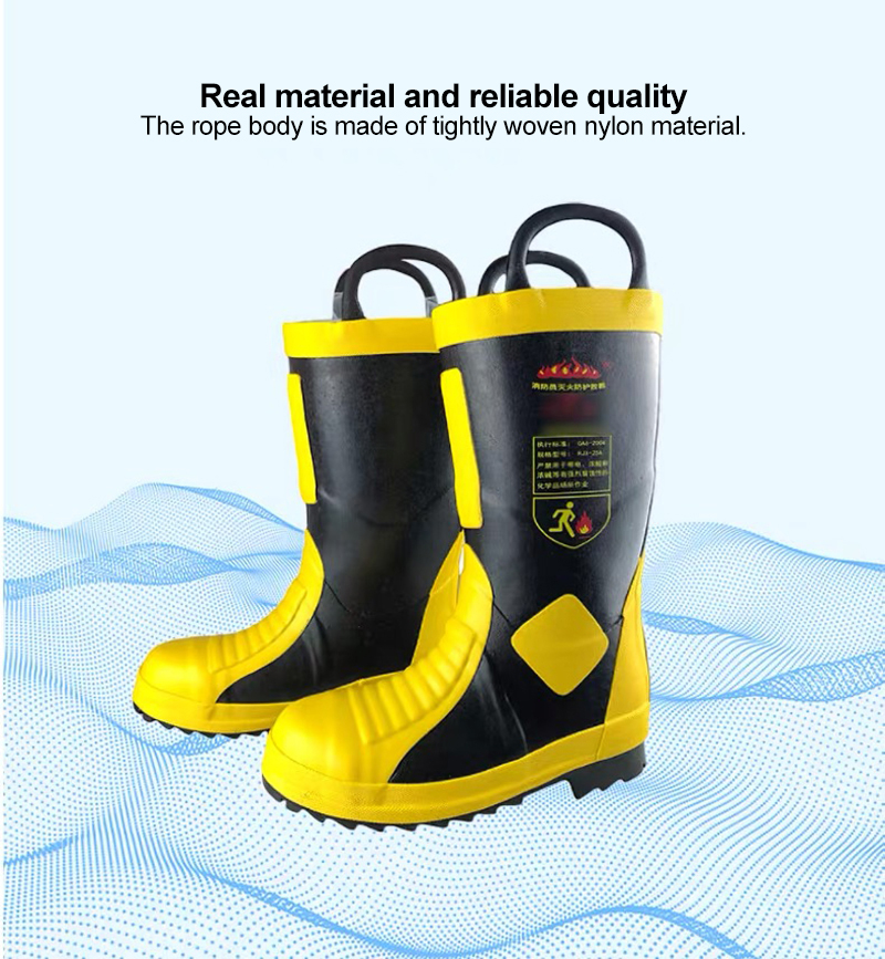 30cm High-Top Firefighter Boots