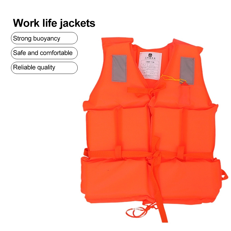 Flood Control Rescue Vest With Whistle