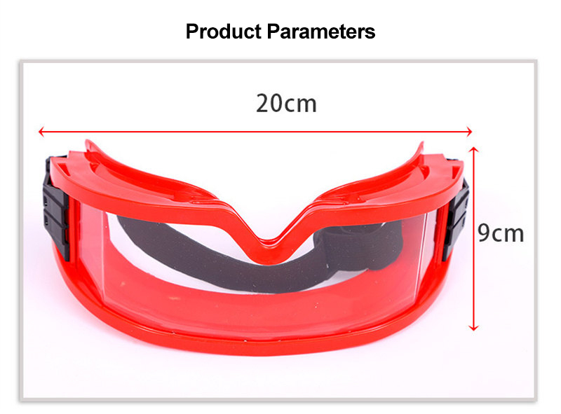 Red Protection Glasses Fire Rescue