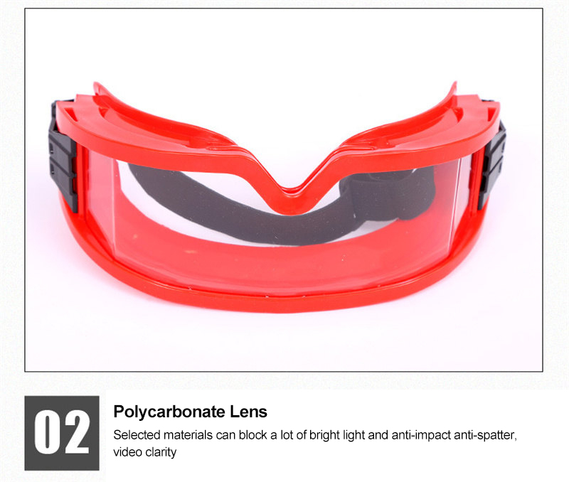High-Risk Red Protection Goggles