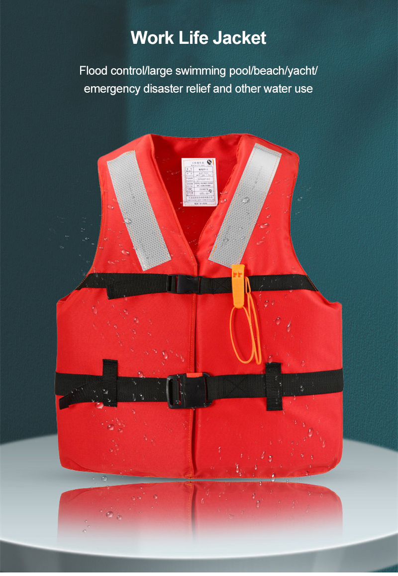 Orange-Red Flood Rescue Vest