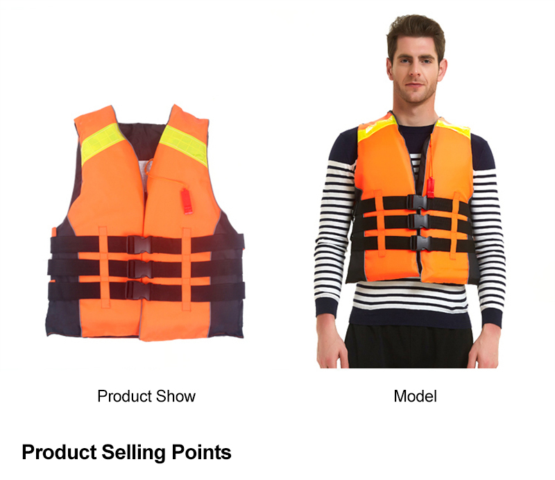 55×40×5.5cm Water Rescue Life Jacket