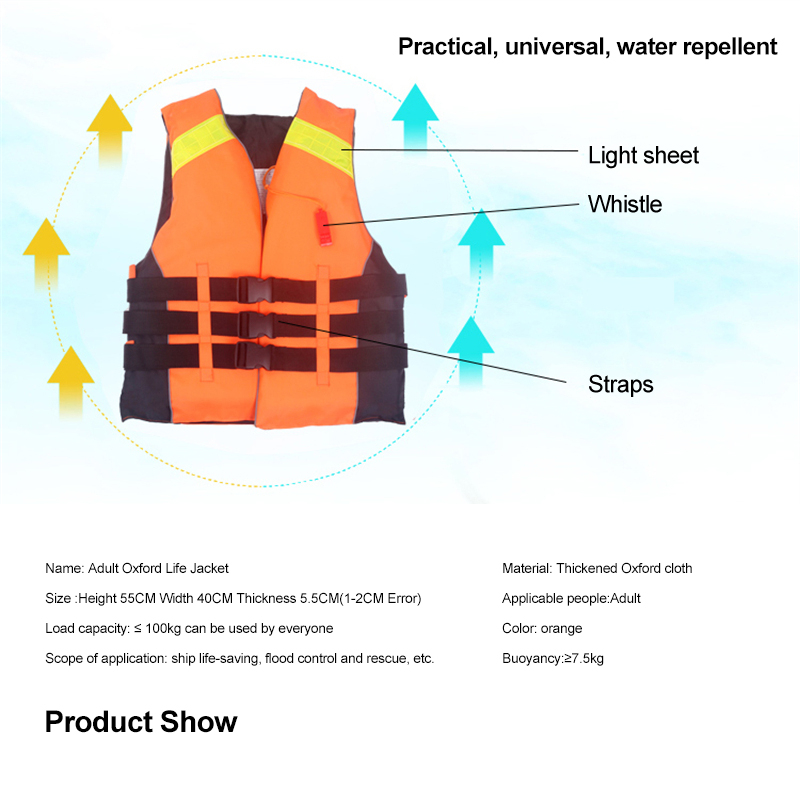 Professional Flood Equipment Orange Vest