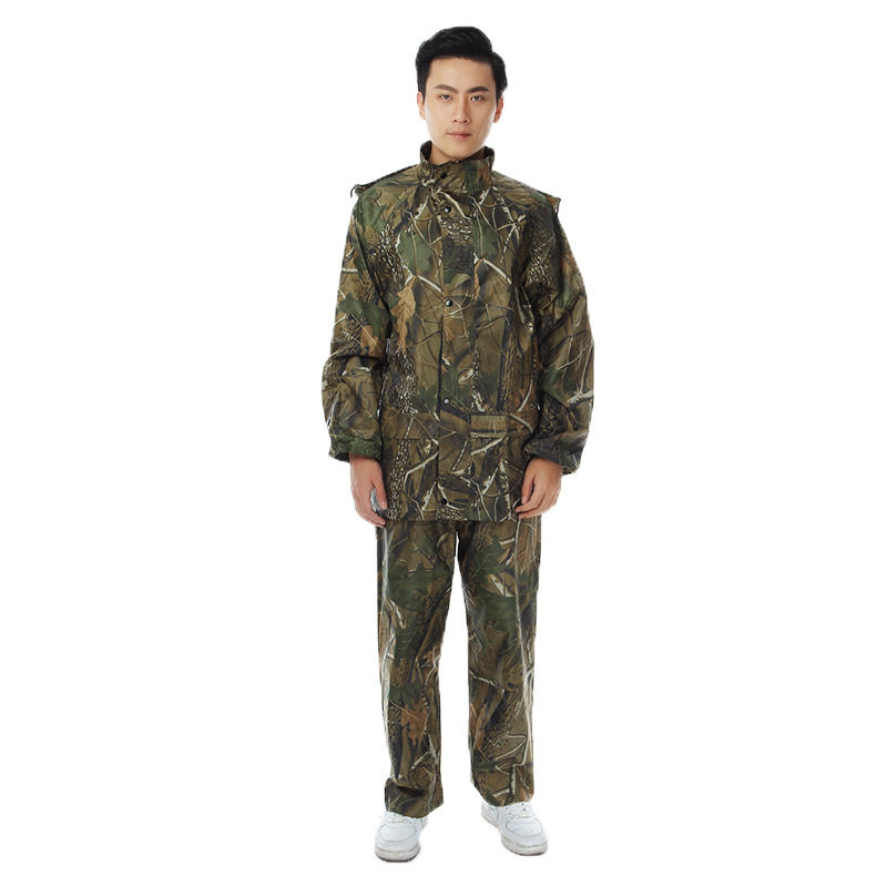 Emergency Rescue Waterproof Camo Raincoat