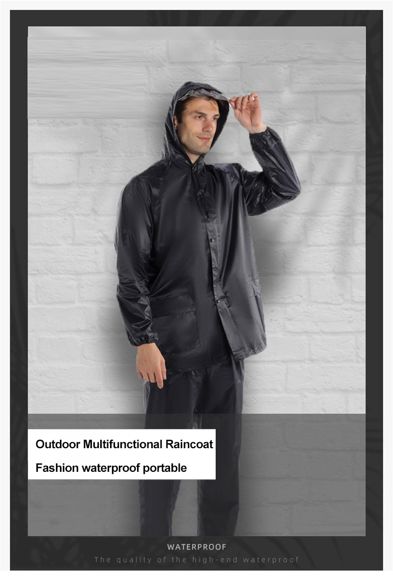 Rescue Reflective Raincoat Two-Piece