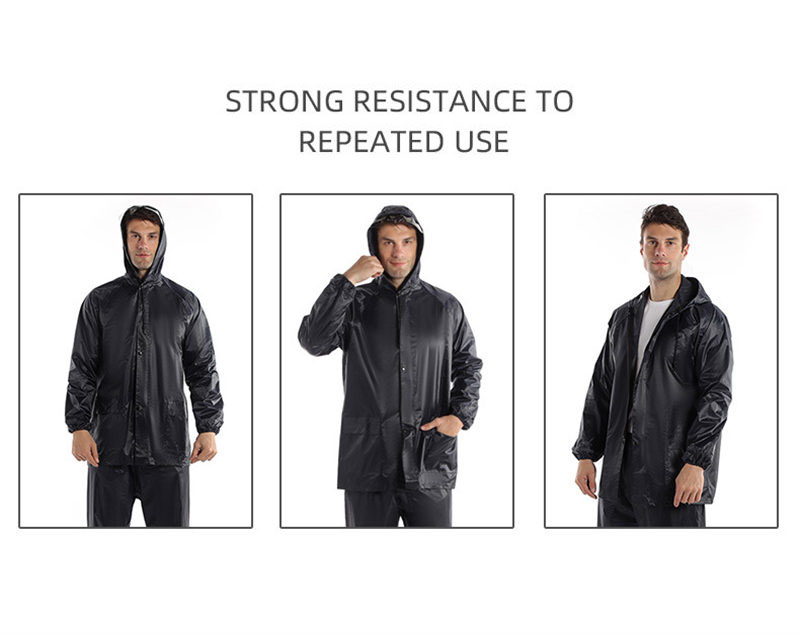 Disaster Raincoat Polyester PVC Material