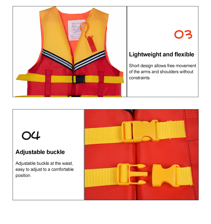 EPE Filled Emergency Rescue Vest